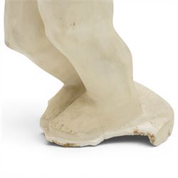 Robert Clatworthy RA (British 1928-2015): Nude Female Standing, cast fibreglass resin sculpture in white finish, W30cm H83cm
Provenance: Gifted directly by the artist to the vendor's partner