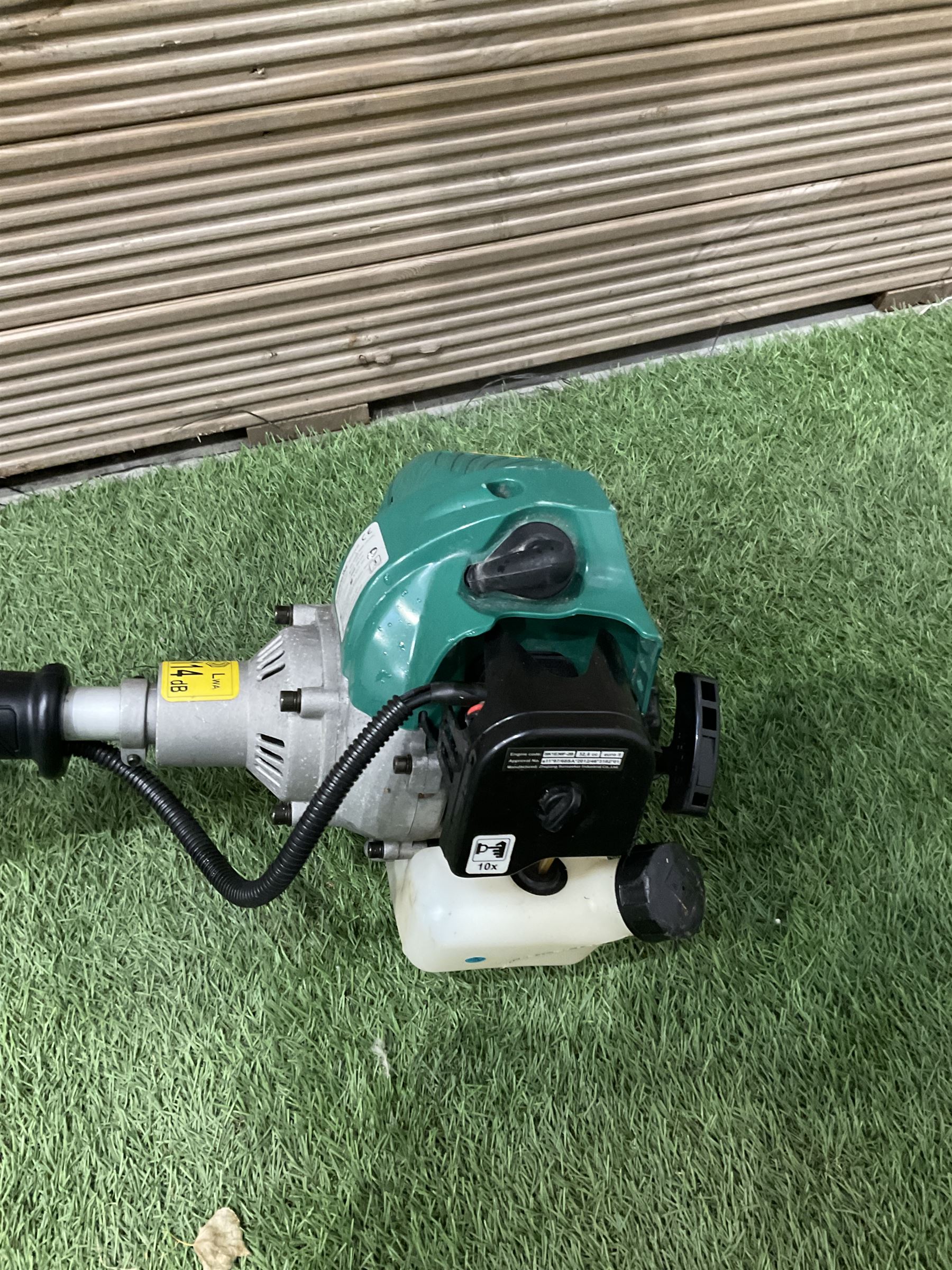 GardenLine Oregon petrol multi hedge cutter, with attachments - THIS LOT IS TO BE COLLECTED BY APPOINTMENT FROM DUGGLEBY STORAGE, GREAT HILL, EASTFIELD, SCARBOROUGH, YO11 3TX