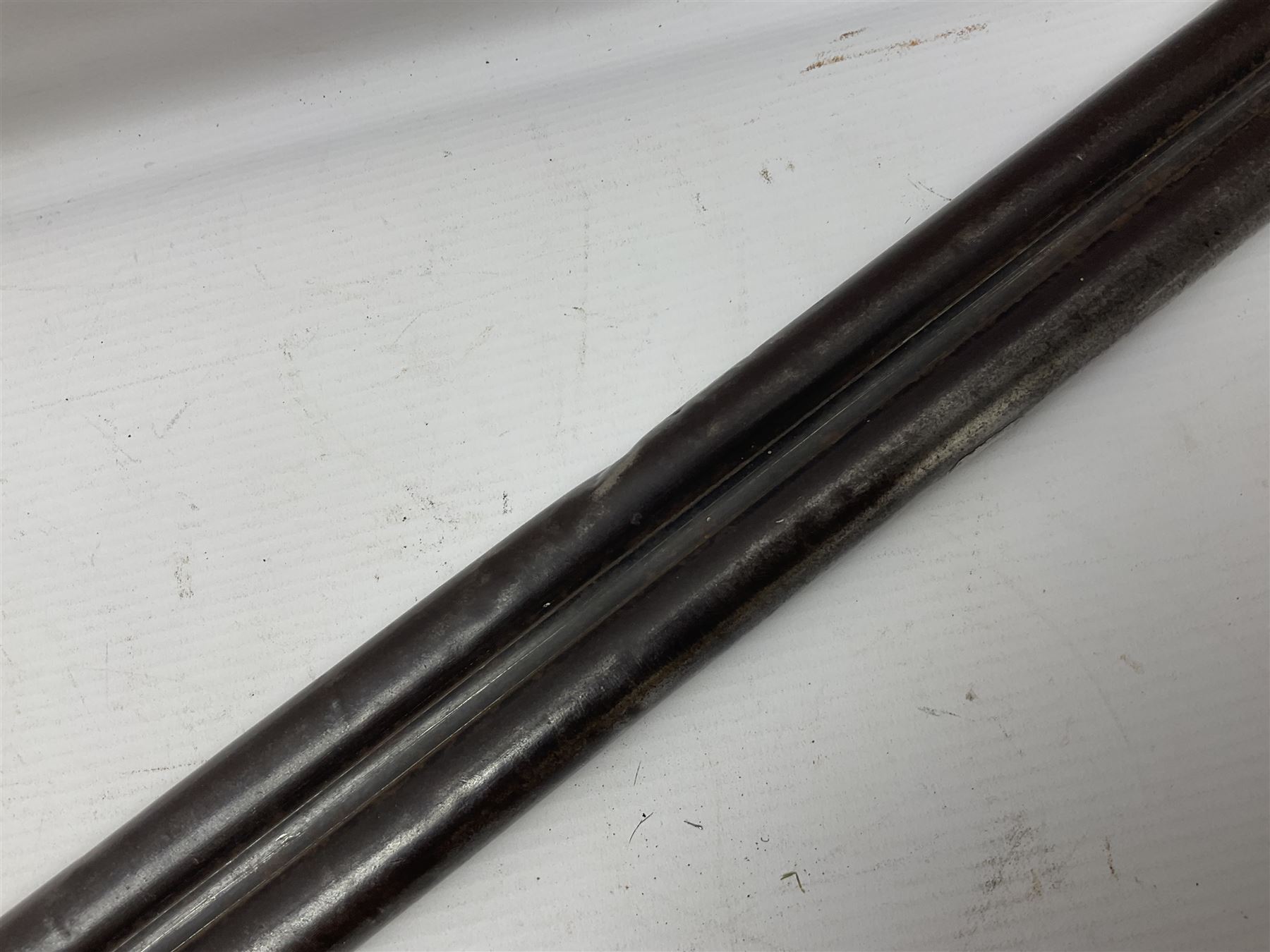 SHOTGUN CERTIFICATE REQUIRED - Purdey 12-bore side-by-side double barrel hammer shotgun, STOCK AND ACTION ONLY as barrels cut ready for sleeving, screw underlever action, serial no.616177