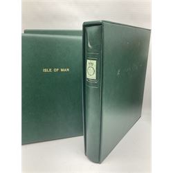 Mostly Queen Elizabeth II Great Britain and Isle of Man stamps including mint examples, housed in various albums, stockbooks and loose, in one box