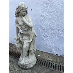 Composite stone classical style woman, H67cm