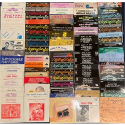 Large quantity of vinyl records including, 'Duke Ellington Jungle triangle', 'Duke Ellington Magenta Haze', various other Duke Ellington, 'Harry Roy & His Band There Goes That Song Again' etc, approximately 500 in five boxes