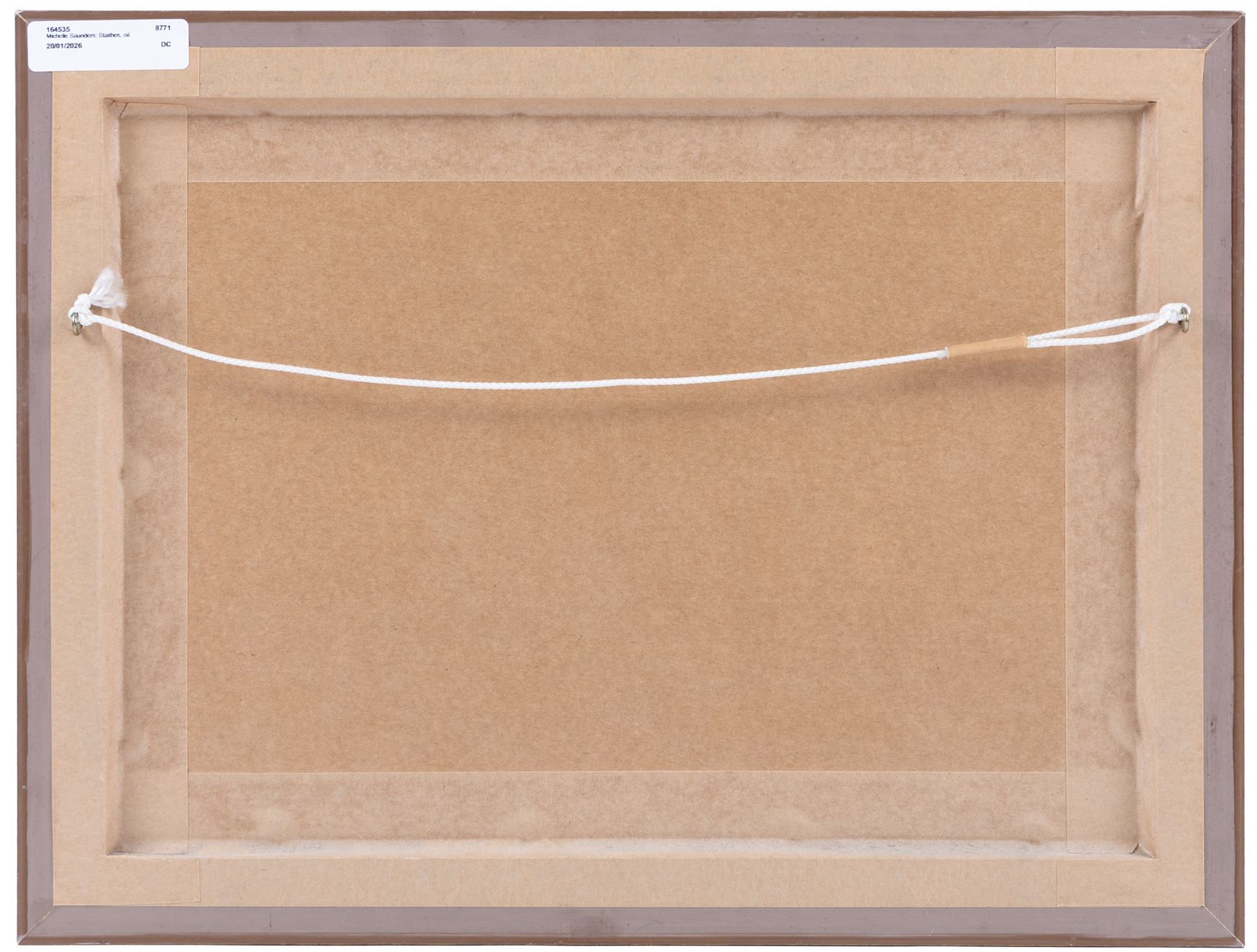 Michelle Saunders (British 1936-): Staithes, oil on board signed 24cm x 34cm 