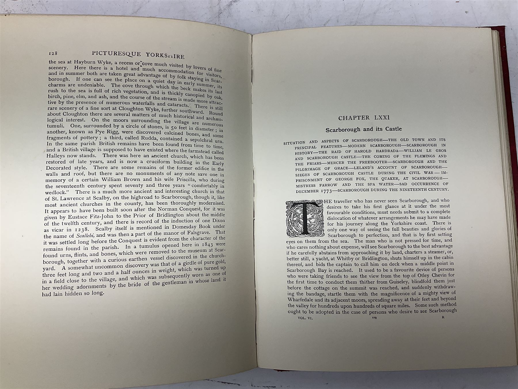 Hargrove WM; History and Description of the Ancient City of York in three volumes together with Fletcher JS; A Picturesque History of Yorkshire in six volumes