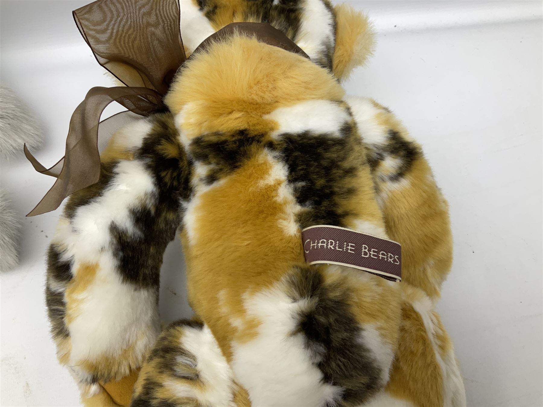 Six Charlie Bears, comprising three limited edition examples from the Hatty bears series,  Miss Daisy CB206000O, 382/3000, Miss Marble CB205242O, 385/3000, and TC CB185165, 22/3000, plus Red Liquorice CB150011O, designed by Heather Lyell, and Leonie CB124915, and Kiki CB124961, both designed by Isabelle Lee, all with tags 