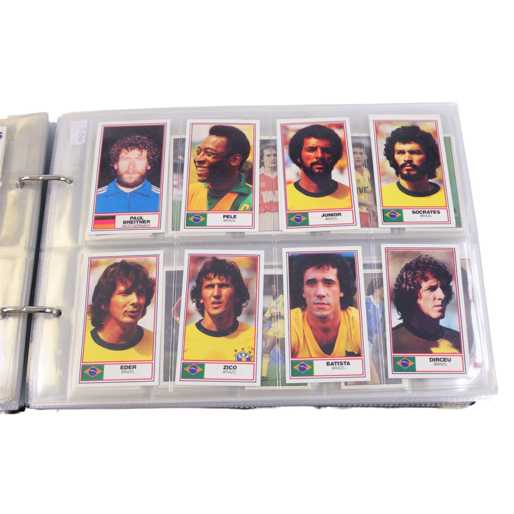 Collection of 1970s and later Football related trading and cigarette cards, including large quantity of 1970s Sun Soccercards, complete set of twenty-four Golden Wonder Football All Stars cards, Fax-Pax Football Greats, complete set of 1988, etc, housed in four albums