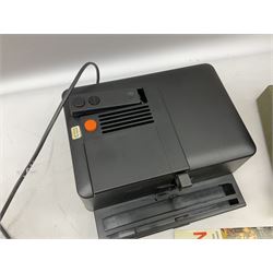 Boxed Zeiss Ikon compact projector, boxed, together with Eumig P8 Imperial projector in case