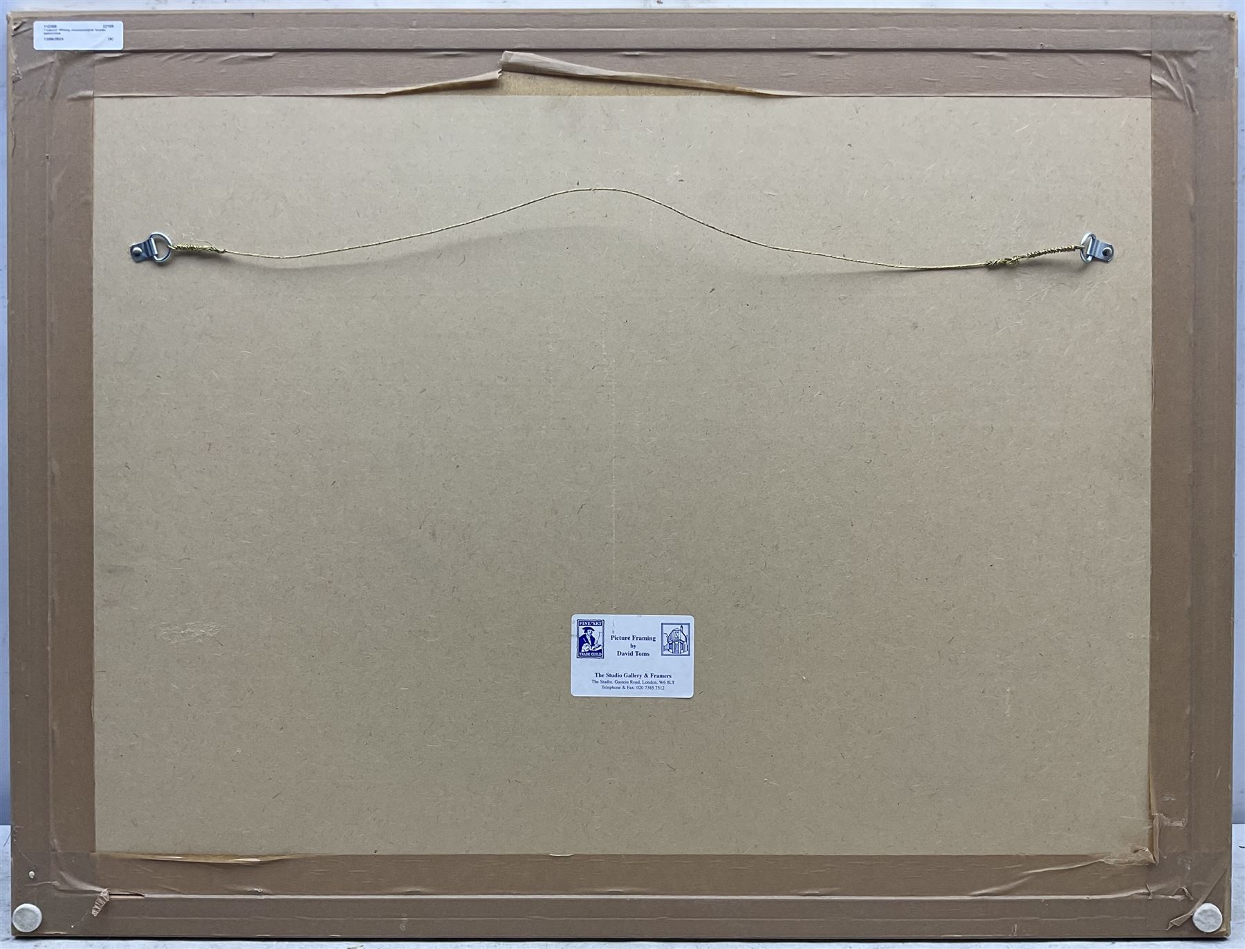 Frederic Whiting (British 1874-1962): Herding Goats in the Mountains, watercolour signed 31cm x 49cm