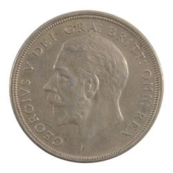 King George V 1932 silver 'Wreath' crown coin