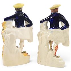 Collection of Staffordshire figures, including Princess Royal, Highlander etc 