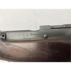 Lee Enfield SMLE .303 No.4 Mk.1* bolt action rifle with 63.5cm barrel and original webbing sling; lacking magazine; No.75C8419; L111cm overall; deactivated to early specification so requires re-deactivation to modern standards SECTION 1 RFD ONLY