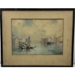 Wilfred Knox AKA A D Bell (British 1884-1966): Venice, watercolour signed 25cm x 36cm