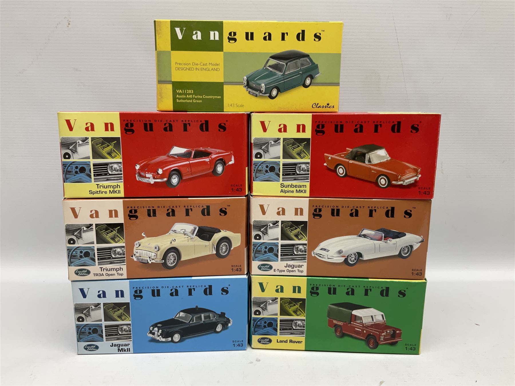Twenty Lledo Vanguards die-cast models, mostly 1:43 scale including four 1950's - 1960's Classic Commercial Vehicles, seven Limited Editon, three Special Limited Editon, three Exclusive Members Diecast Models and three others (20)