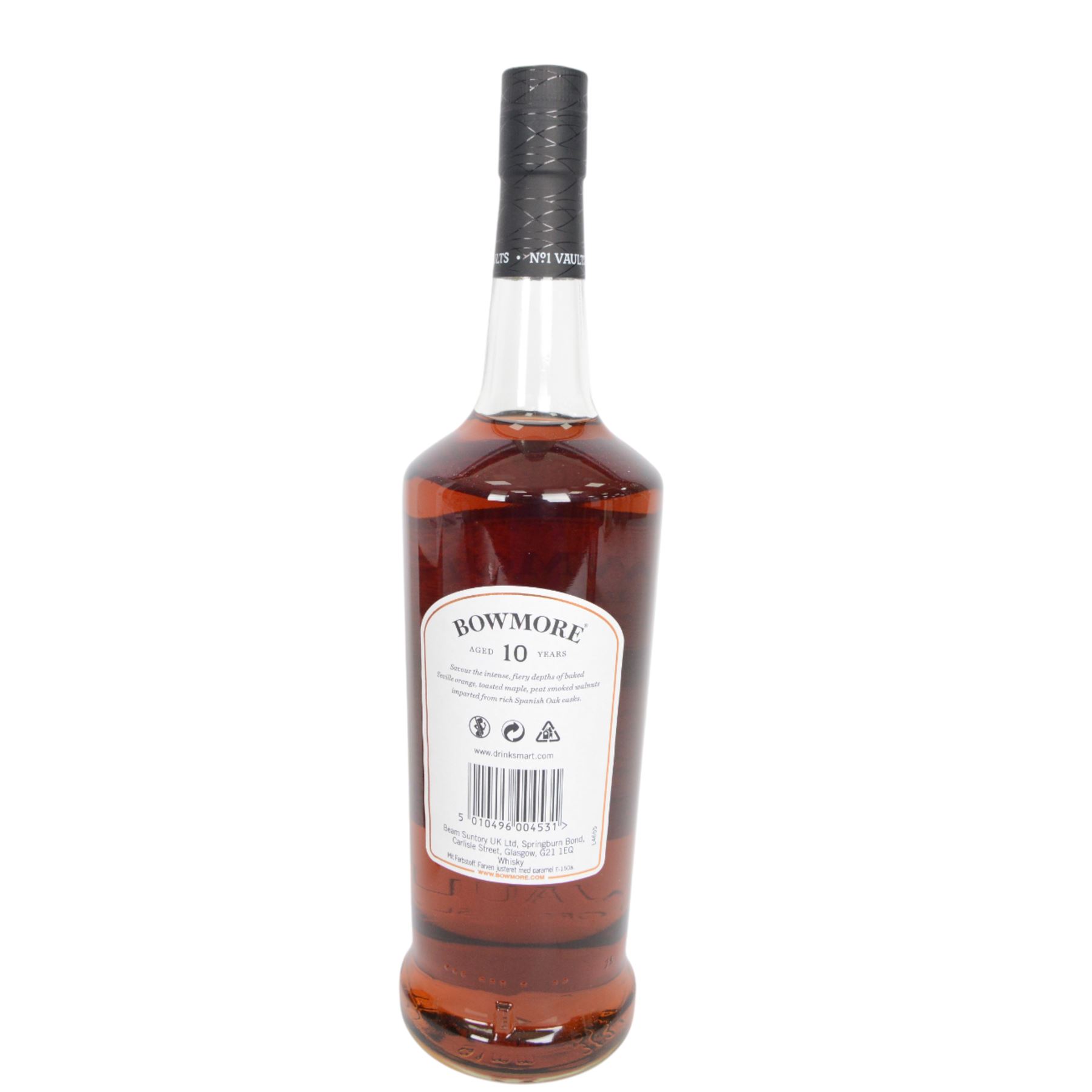 Bowmore, 10 year old, single malt scotch whisky, exclusive to the Global Traveller, two bottle  