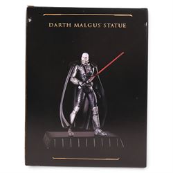 Three Gentle Giant Star Wars The Old Republic statues/busts, comprising a limited edition Darth Malak collectible statue limited edition no. 9/900, Darth Malgus Deluxe Mini Bust no. 257/1430 and a collector's edition Darth Malgus Statue, all boxed