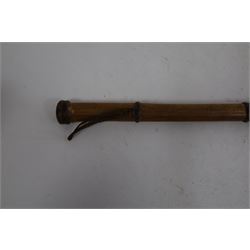 WWI trench club or cosh, with leather strap, L40cm