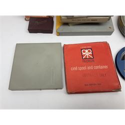 Film reels, mostly 8mm, to include Charlie Chaplin, Laurel & Hardy, The 3 Stooges, Spartacus the Gladiator etc 