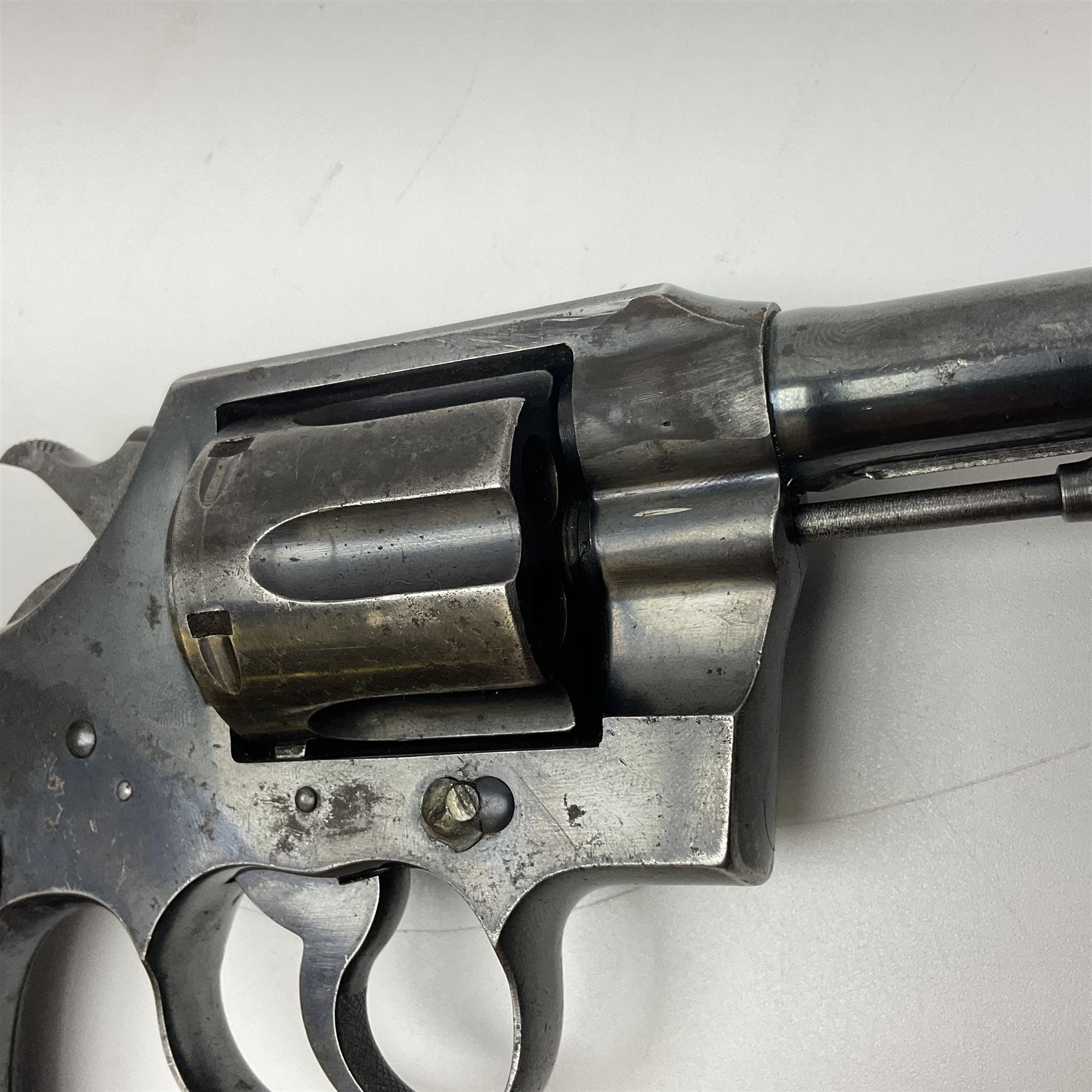 Deactivated Colt Official Police 38-200 six-shot revolver, the 13cm(5