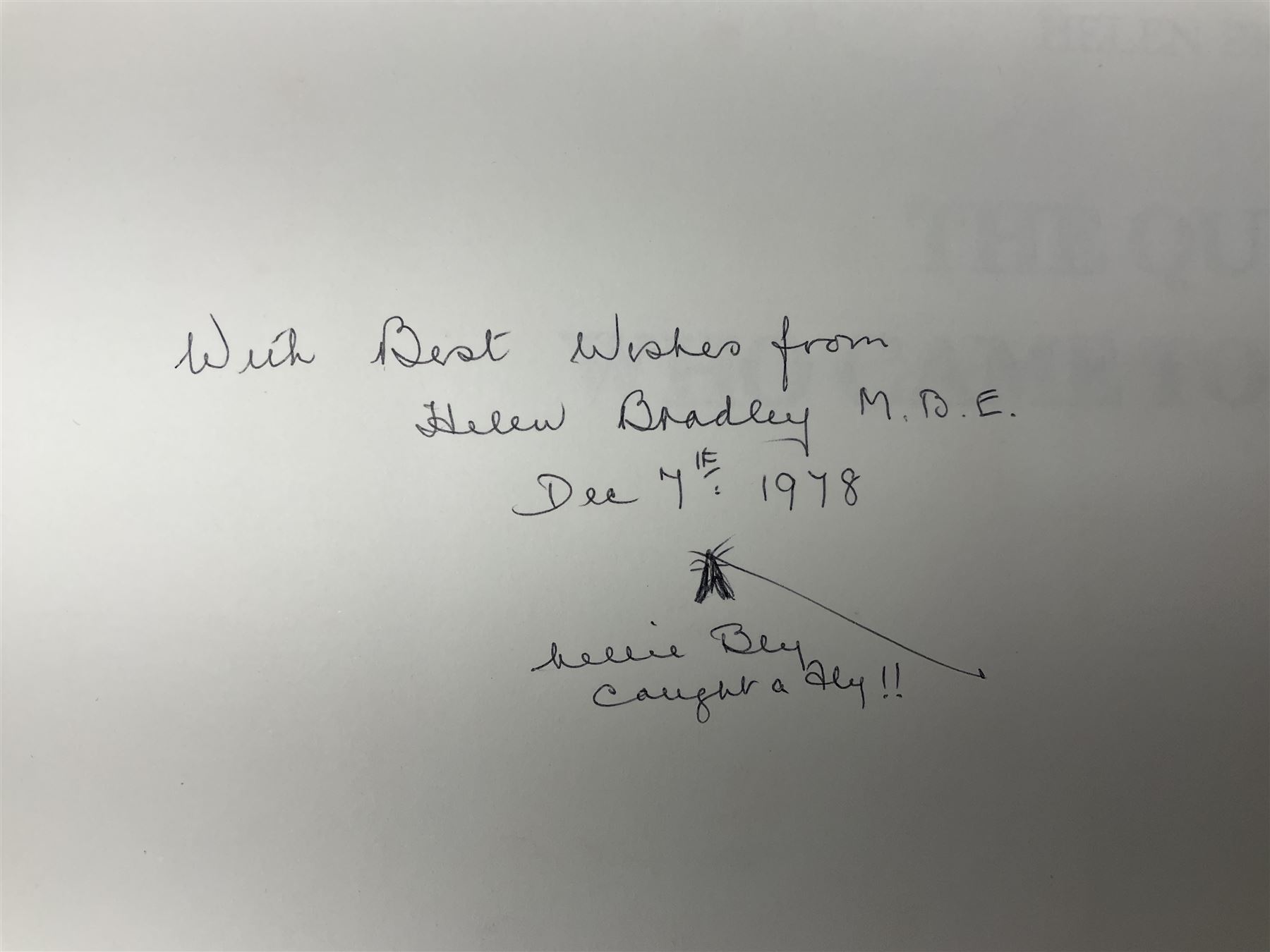 Helen Bradley signed presentation book; quantity of letters and cards from the Pope John Paul II 1970s-1990s; and two Elvis items