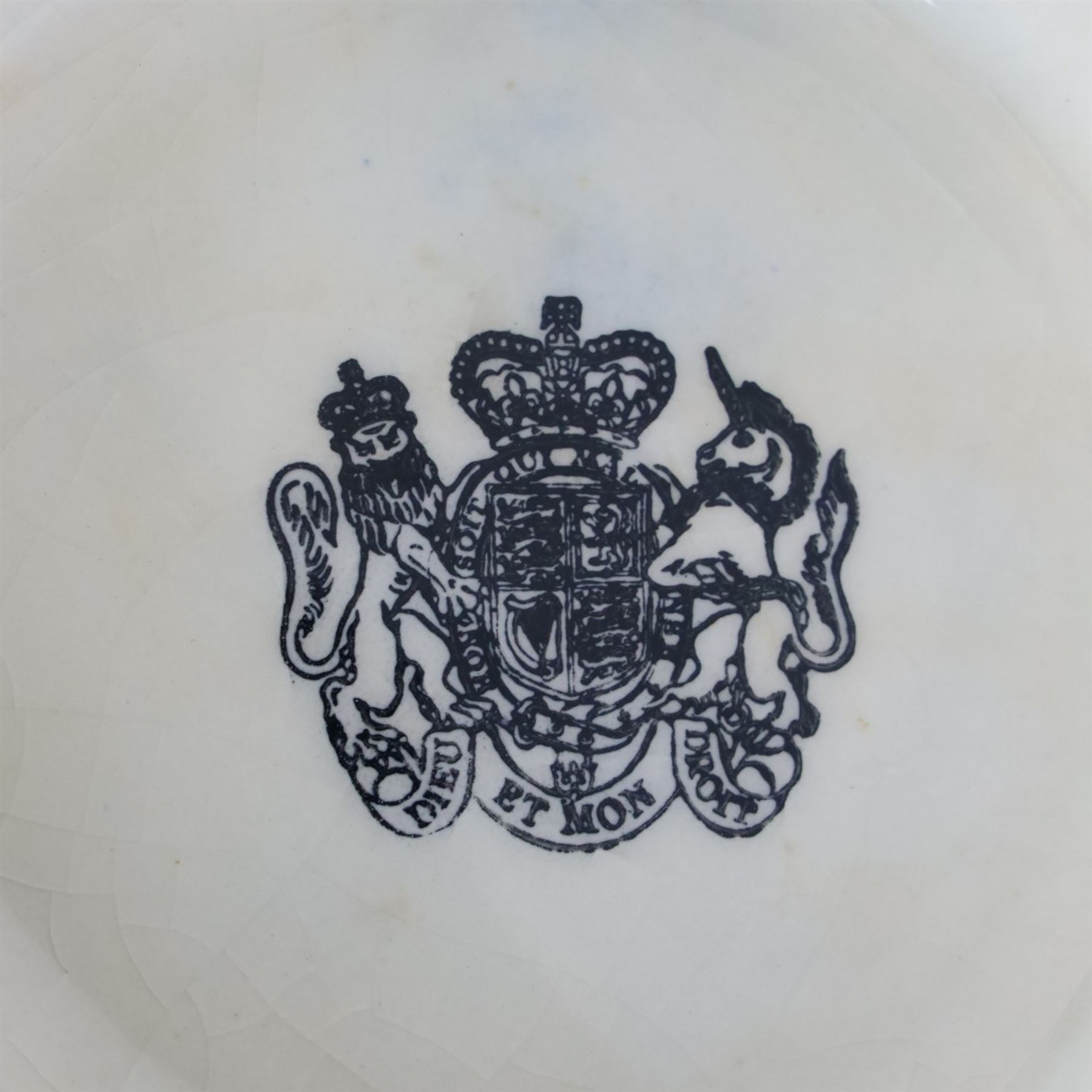 Late 19th century, Ironstone Canadian Confederation jug, H25cm 