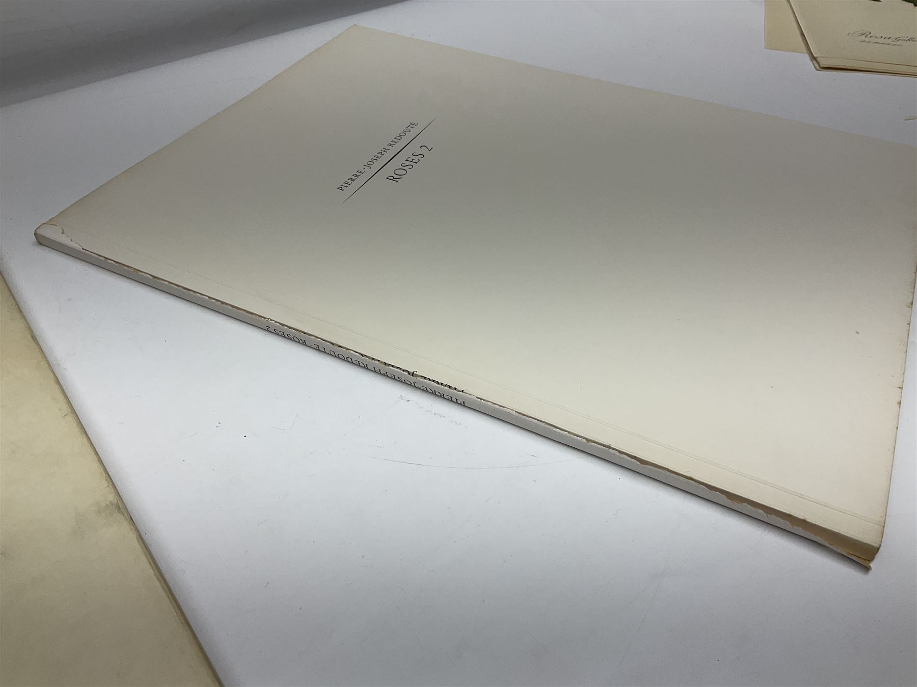 Pierre-Joseph Redoute; two copies of Roses 2, published by The Ariel Press, London 1956, containing coloured plates 