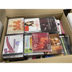 Eleven boxes of various CDs to include box sets