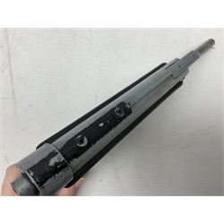 Italian RO72 .177 target air pistol with break barrel action, shaped and chequered grips L32cm