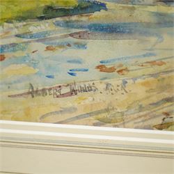 Albert Woods (British 1871-1944): 'St Mary's Church - Penwortham Lancashire', watercolour signed 29cm x 40cm