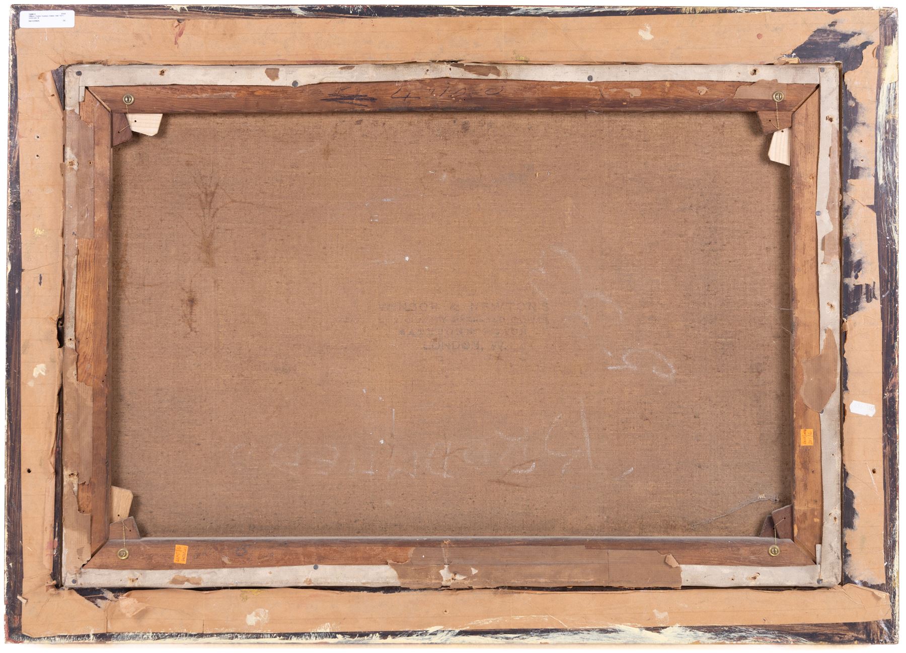 William Charles Rushton (British 1860-1921): Landscape with Farm, oil on canvas unsigned 49cm x 75cm