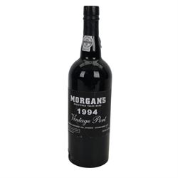 Morgan's 1994 vintage port, 20.5% vol 75cl, twelve bottles 