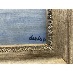 Circle of Denis Peploe RSA (Scottish 1914-1993): Loch Landscape, oil on board signed 34cm x 47cm