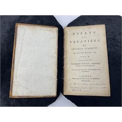 David Hume; Essays and Treatises on Several Subjects, Millar London 1753 