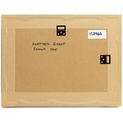 Gordon Barker (British 1960-): 'Another Great Snowy Day', acrylic on paper signed, titled verso 29cm x 39cm 