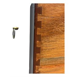 Stag Minstrel - mid-20th century mahogany dressing chest, rectangular top surmounted by adjustable mirror, the upper section fitted with four small drawers over two full-width drawers, on bracket feet