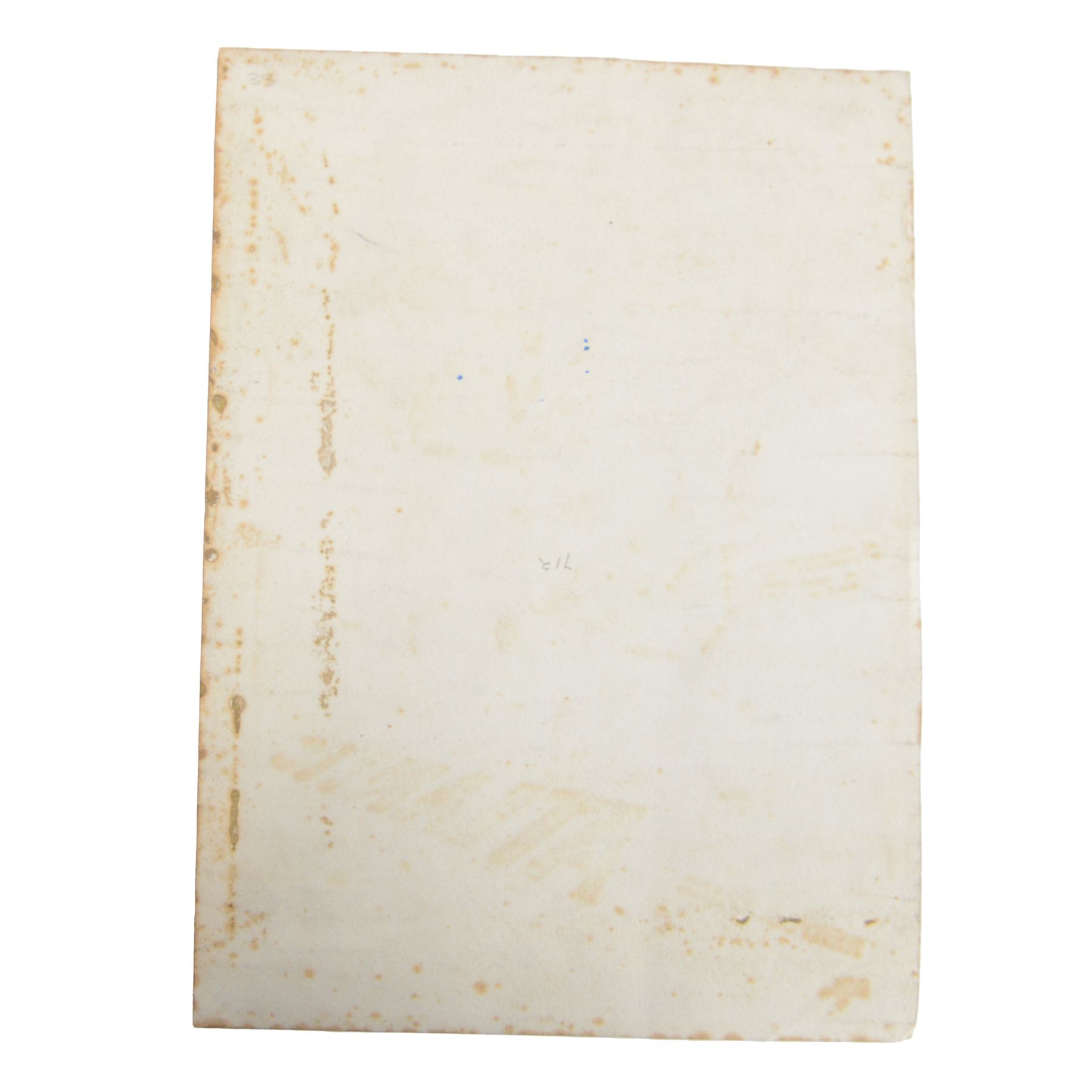 Harry Hudson Rodmell (British 1896-1984): 'Which?', original watercolour poster illustration, depicting John Bull and Uncle Sam flying over the Atlantic, separating Newfoundland and the British Isles, signed and dated 19** lower left, 29cm x 21cm (unframed) 
Notes: this cartoon is probably a reference to the Economic Union Party. In 1948, two referendums were held in Newfoundland to determine whether the country would join Canada, remain under British rule, or regain independence. The EUP was formed during the first referendum campaign and advocated for economic union with the United States of America, hence the presence of Uncle Sam in the image.