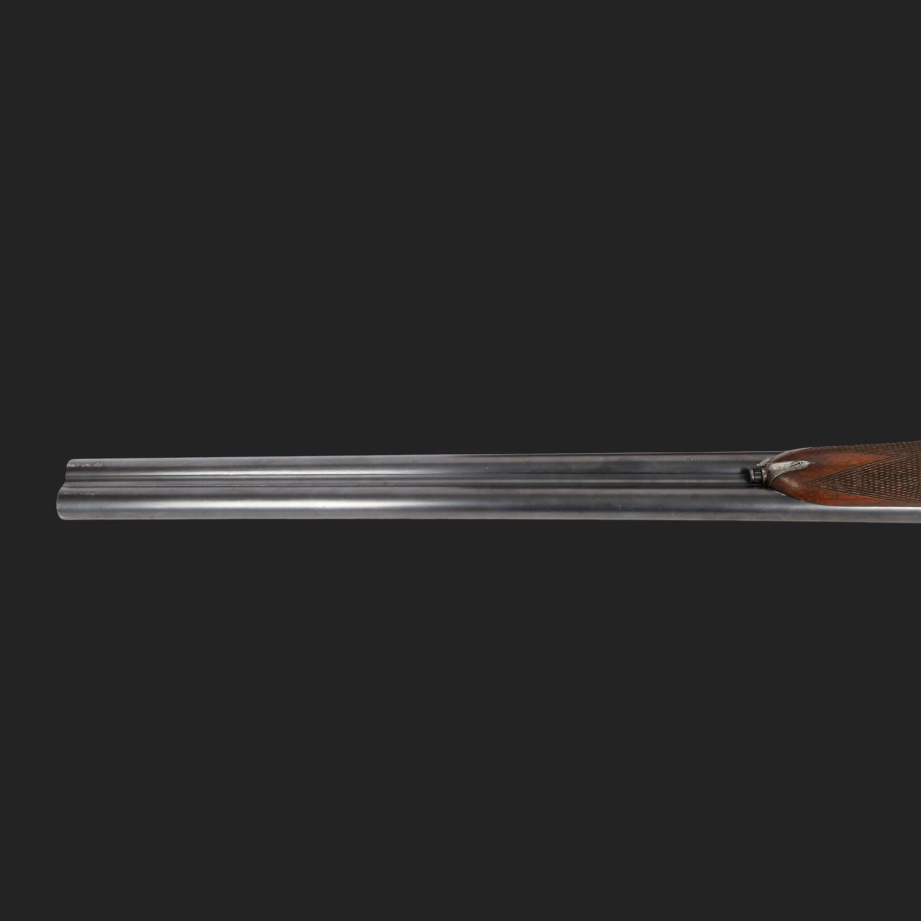 William Evans 12 bore double trigger boxlock ejector, side by side double barrel shotgun with 66cm (26