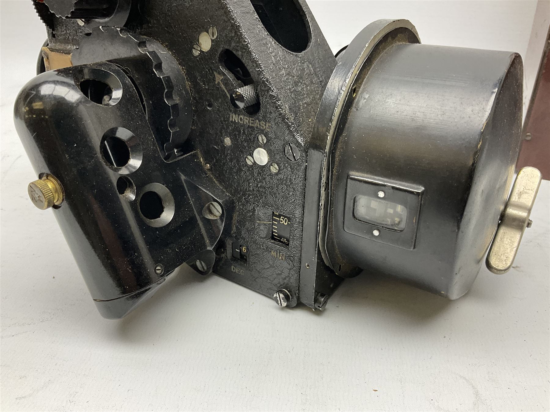 WW2 Air Ministry Bubble Sextant Mk. IXA 6B/218 No.561/44 in original box; and Air Ministry Lamp Signalling Type 