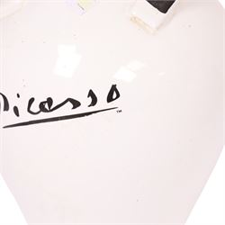 Picasso Masterpiece Editions, two vases and a jug of Living Face, 1963, printed marks beneath and dated 1996, largest H33cm