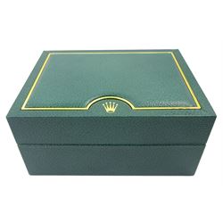 Rolex Oyster Perpetual Date Submariner gentleman's stainless steel automatic wristwatch, circa 1993, Ref. 16610, Serial No. S459924, on original Oyster bracelet with fold-over clasp, boxed with papers dated 1994