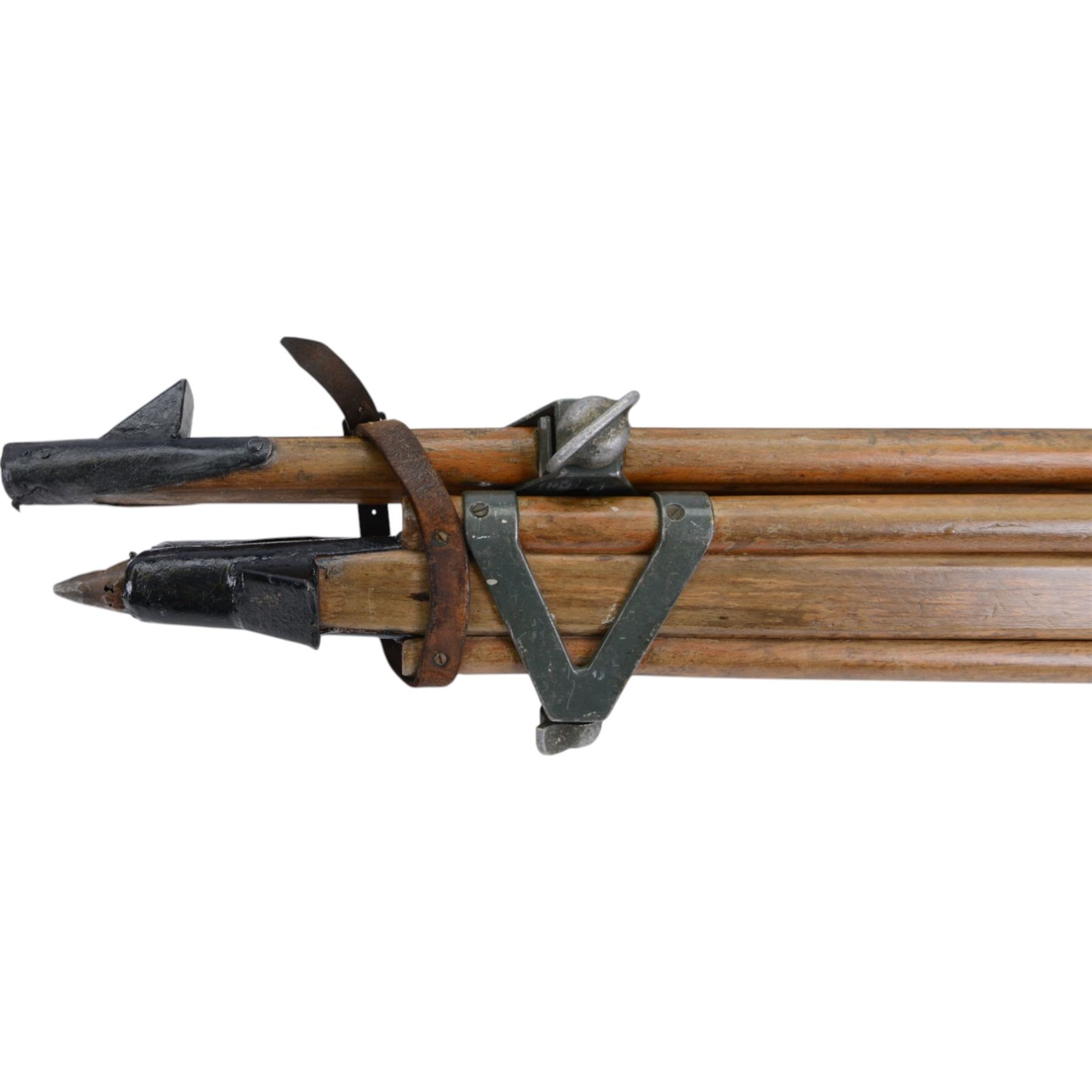 Barr & Stroud military issue type FT27 range finder no. 1009 dated 1916 stamped with broad arrow, in metal case, together with gun sights including ZRAK ON-59, MK II telescopic bearing, MK II telescope elevation and two tripods
