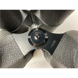 Eleven cased pairs of binoculars to include Summit 8x30,  Concord 8x40, Tasco no. 106 8x - 16x40, Chinon 10x50, Tokina 7x42 Field, Zoom 6x- 12x32 etc