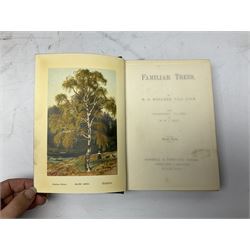 Maxwell, Herbert; 'British Fresh-Water Fish', Afalo, F.G; 'British Salt Water Fish', Hulme, F. Edward: 'Wild Fruits of the countryside' Boulger, G.S; Familiar Trees, two volumes, all with coloured plates, together with three other books