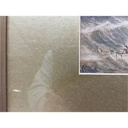 A Smith (British 19th Century): Sea Scenes, pair watercolours signed 19cm x 26cm (2)
