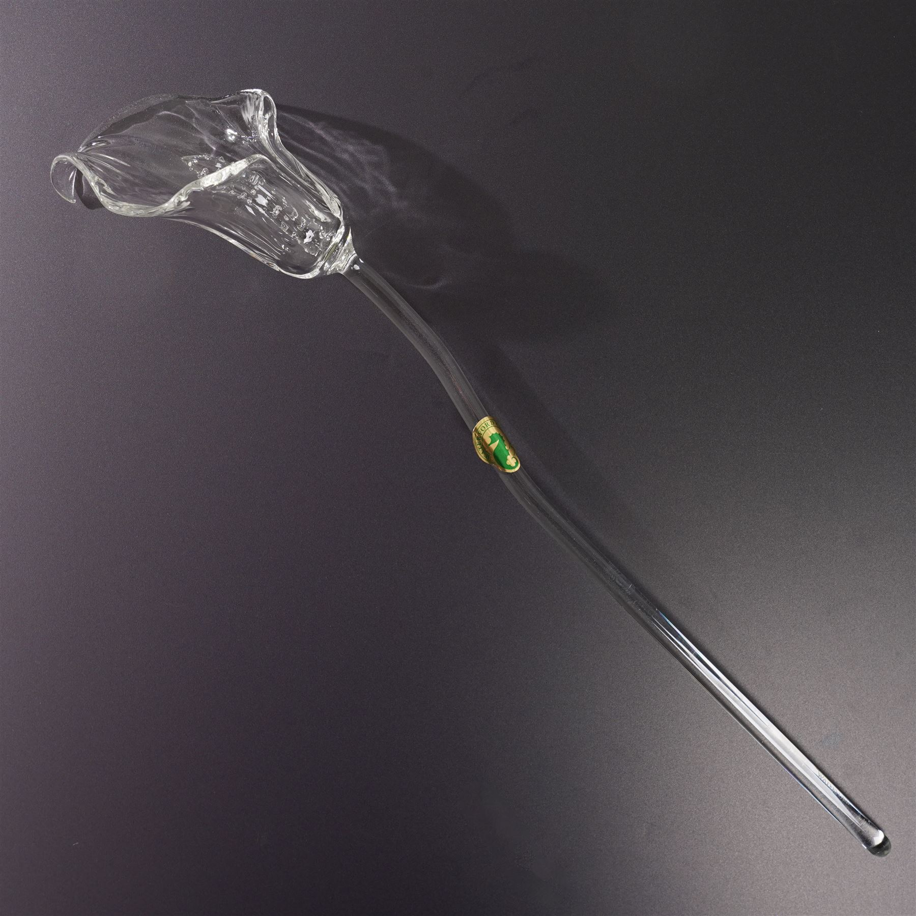 Set of six Waterford Crystal flowers, to include Fleurology Sunflower, Tulip, Lily, Rose, and others not Fleurology comprising Orchid and Calla Lily, in original boxes