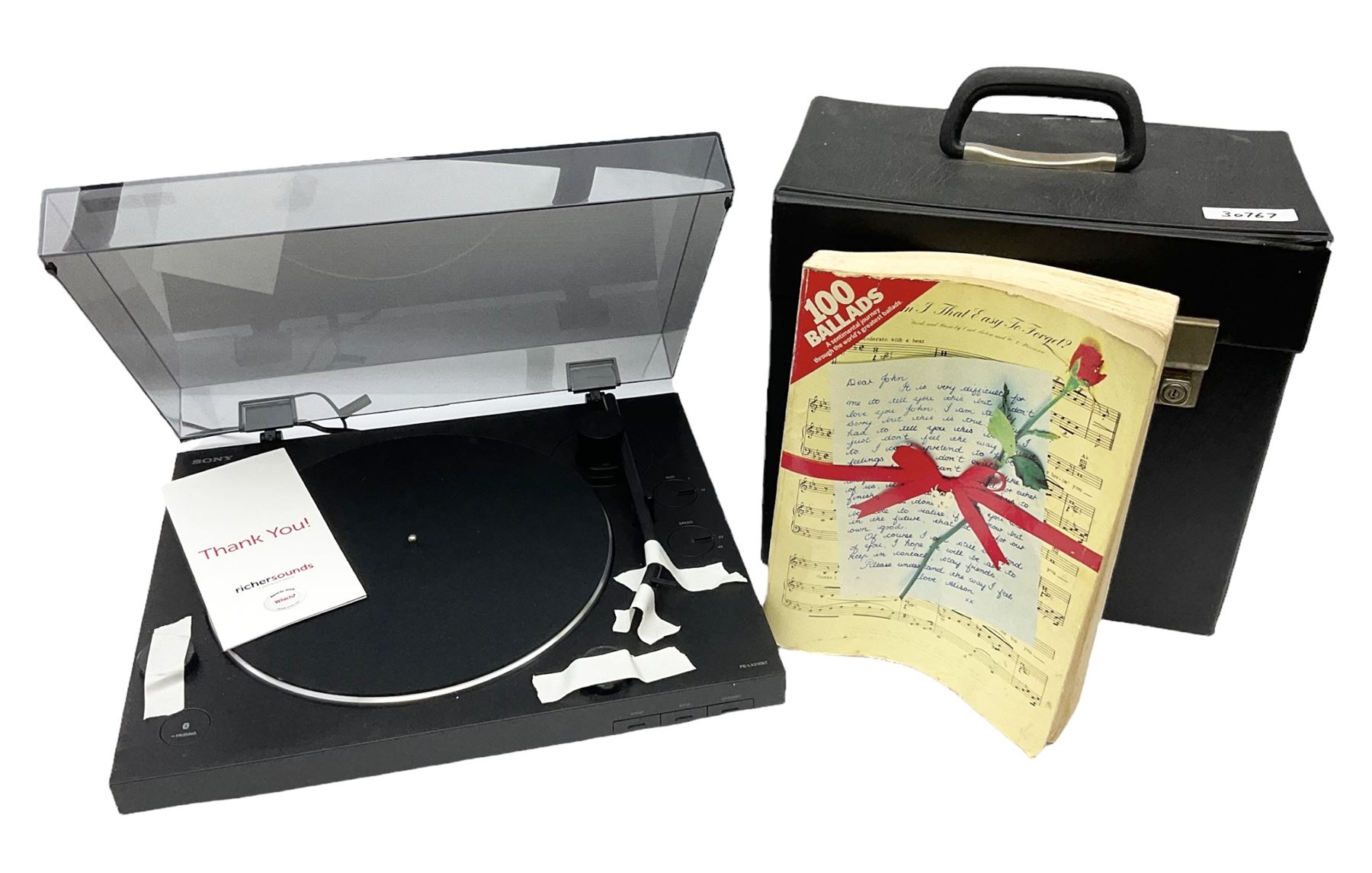 Sony PS1X310BT record player with original 2019 invoice; and quantity