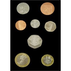 The Royal Mint United Kingdom 2020 proof coin set, cased with certificate