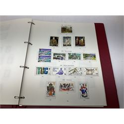 Great British and World stamps, including Jersey, Bailiwick of Guernsey, Isle of Man etc, housed in various albums and stockbooks, in one box