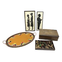 Two Scott-Ford framed silhouettes, featu