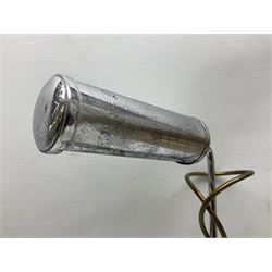 Quantity of post cards in six albums, local interest and photographic postcards, together with an art deco style table lamp