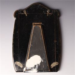 Silver upright photograph frame, aperture size 14cm x 9.5cm Birmingham 1919, pair of glass scent flasks with silver collars H16cm , two others, two dressing table jars with silver covers and a silver candlesticks